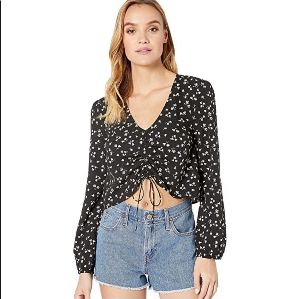 Amuse Society Bianca woven top XS